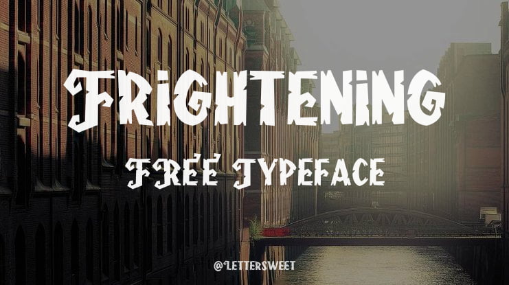 Frightening FREE Font