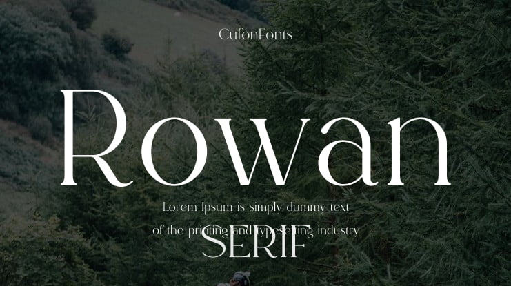 Rowan Font