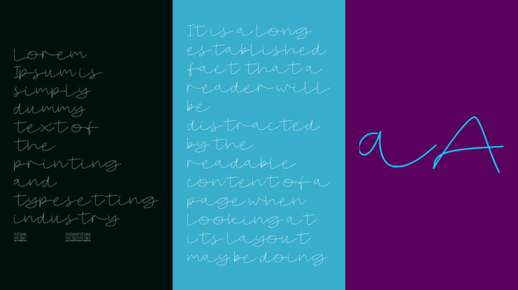 LongSignature Font