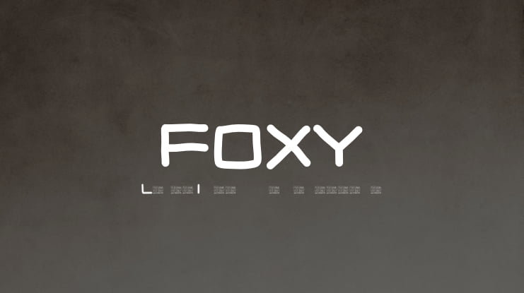 FOXY Font