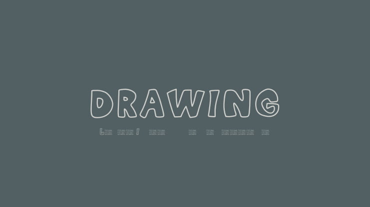 DRAWING Font