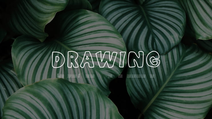 DRAWING Font