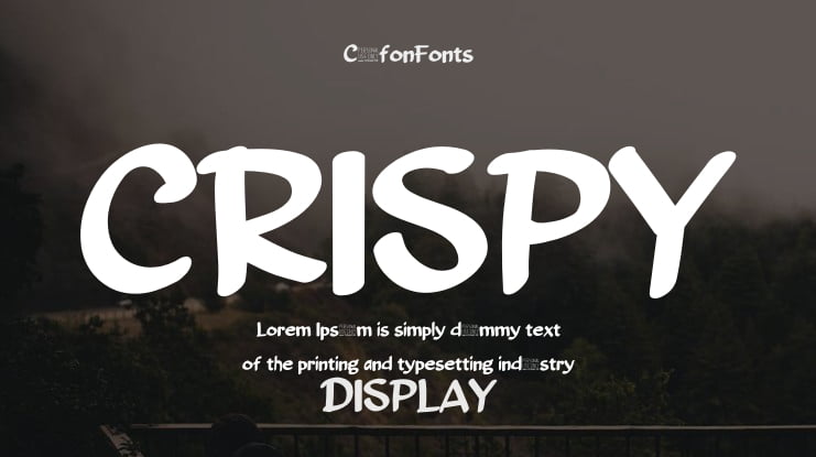 CRISPY Font