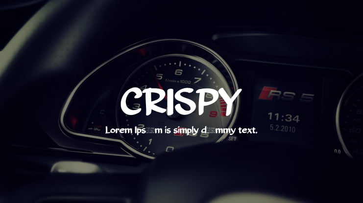 CRISPY Font