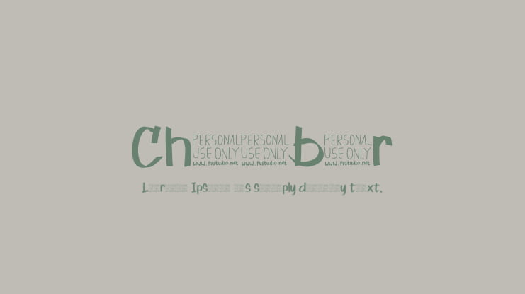 Chamber Font