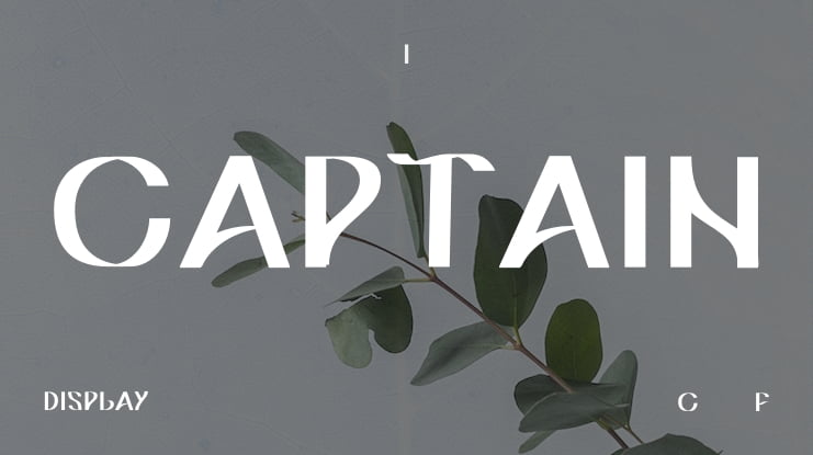 CAPTAIN Font