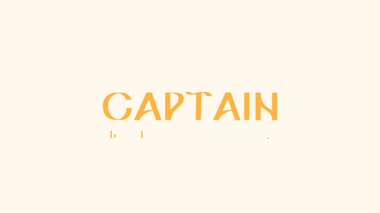 CAPTAIN Font