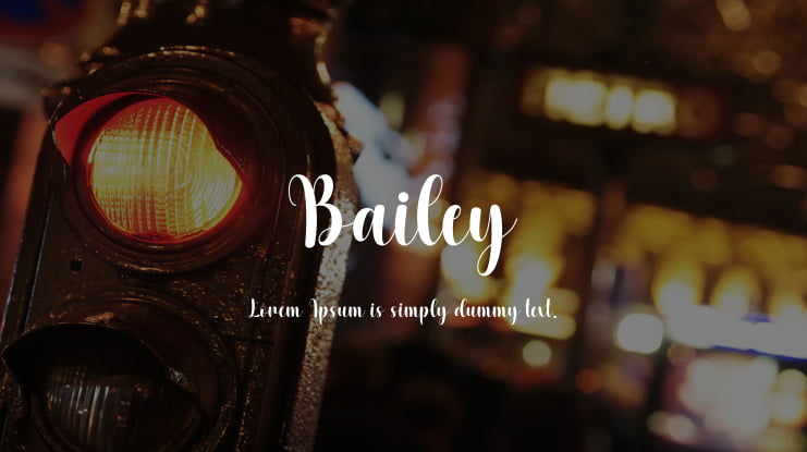 Bailey Font