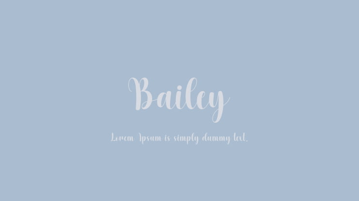 Bailey Font