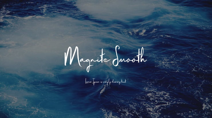 Magnite Smooth Font