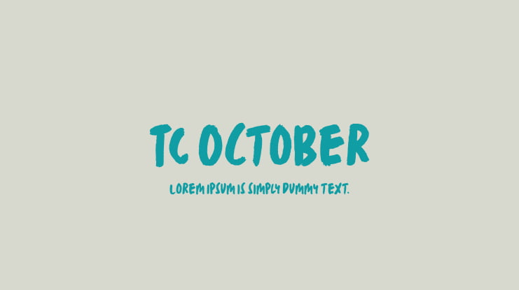 TC October Font