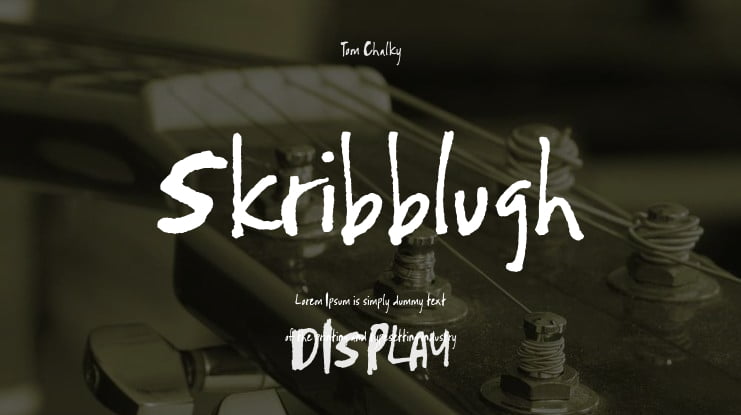 Skribblugh Font