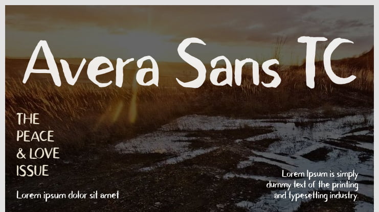 Avera Sans TC Font