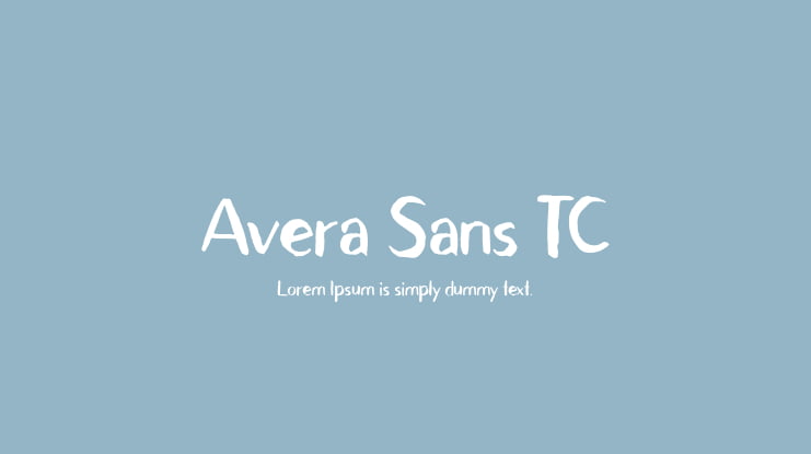 Avera Sans TC Font