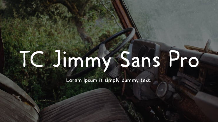 TC Jimmy Sans Pro Font