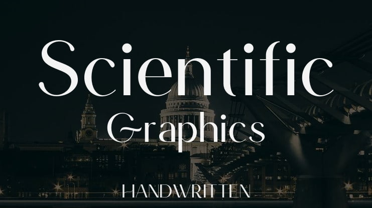 Scientific Graphics Font Family