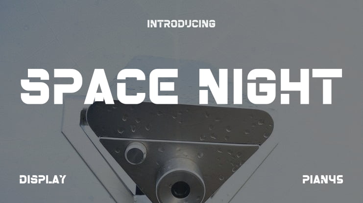 Space Night Font