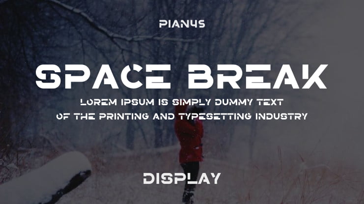 Space Break Font