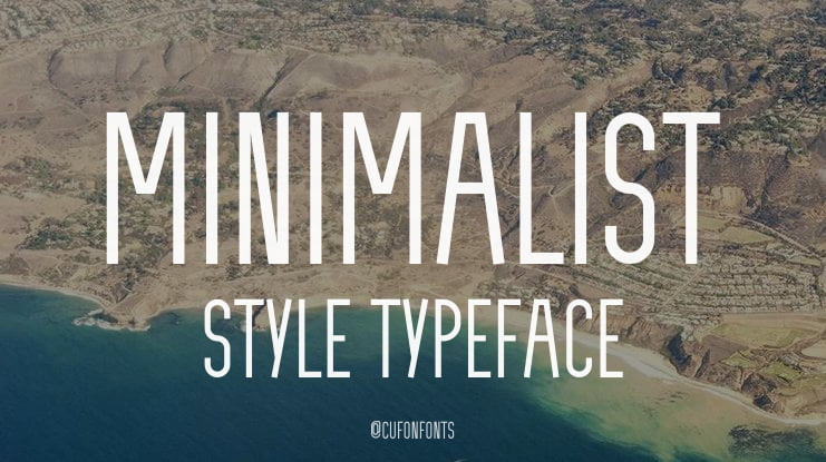 Minimalist Style Font