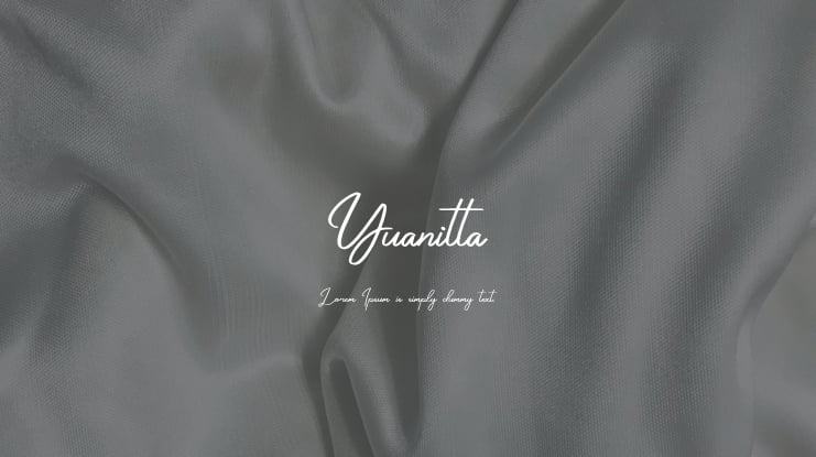 Yuanitta Font