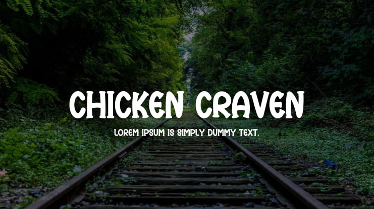 Chicken Craven Font