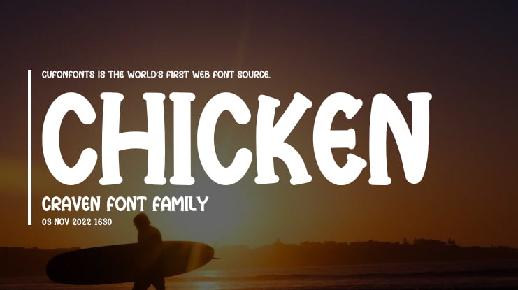 Chicken Craven Font