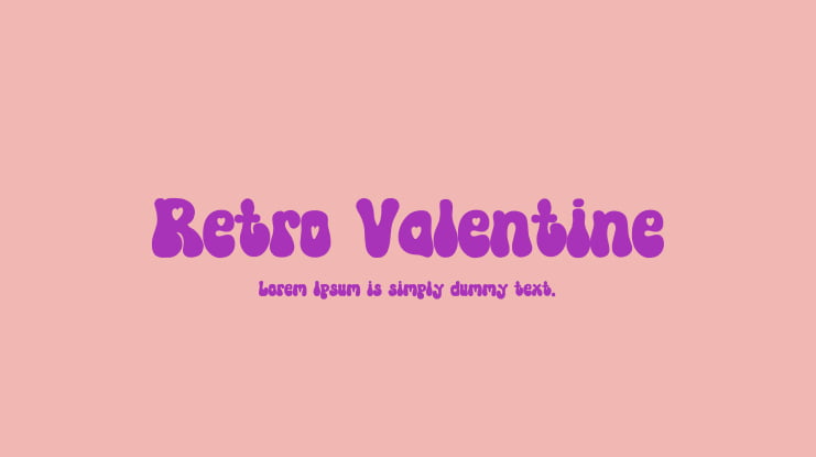 Retro Valentine Font