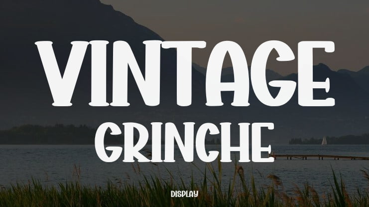 Vintage Grinche Font