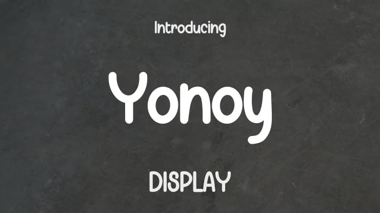 Yonoy Font