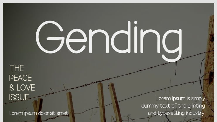 Gending Font