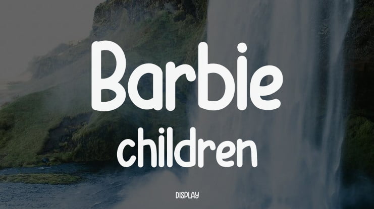 Barbie children Font