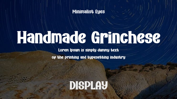 Handmade Grinchese Font