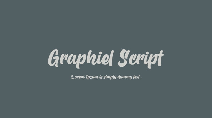 Graphiel Script Font