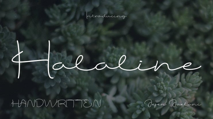 Halaline Font