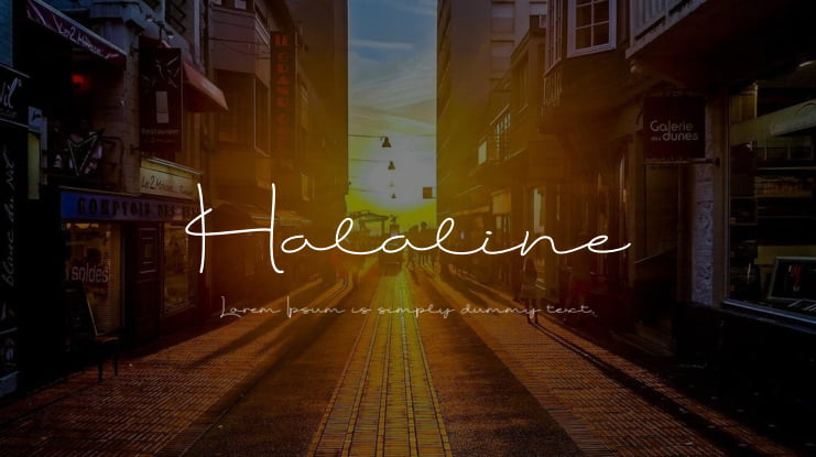 Halaline Font