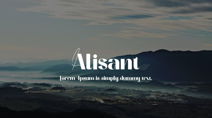 Alisant Font