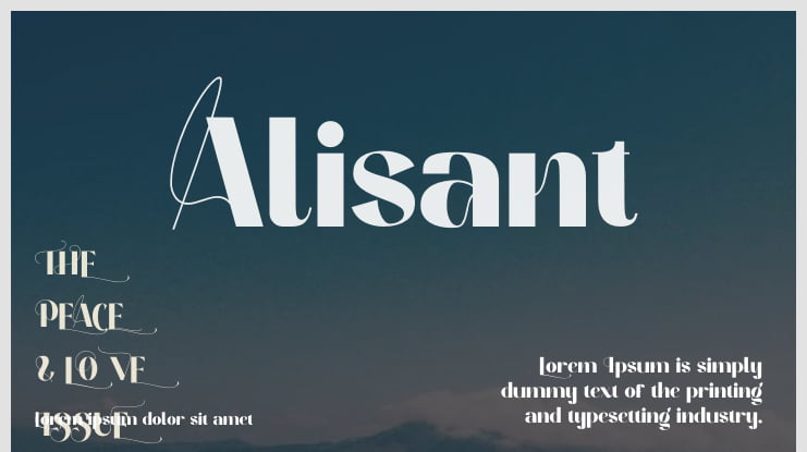 Alisant Font