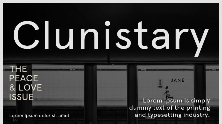 Clunistary Font Family