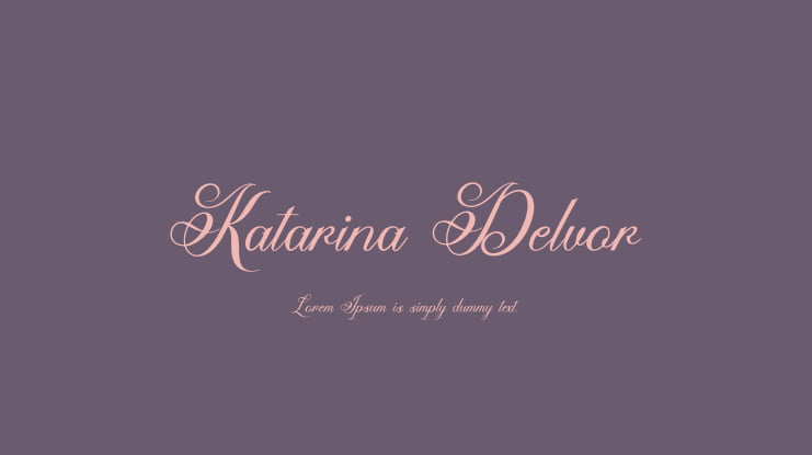 Katarina Delvor Font