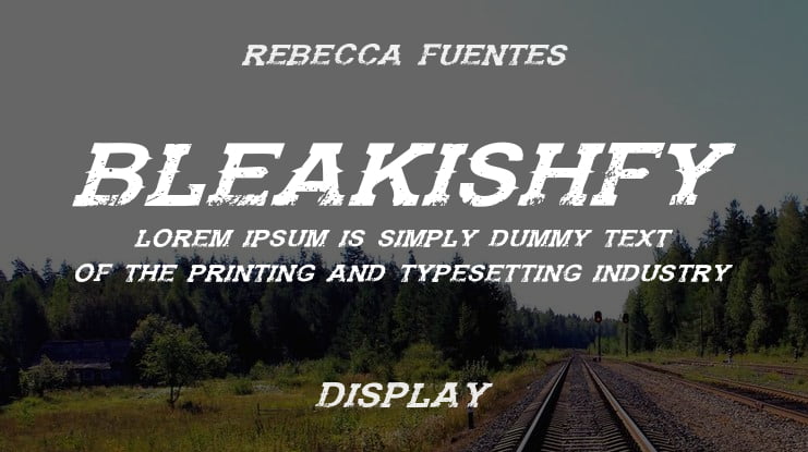 Bleakishfy Font