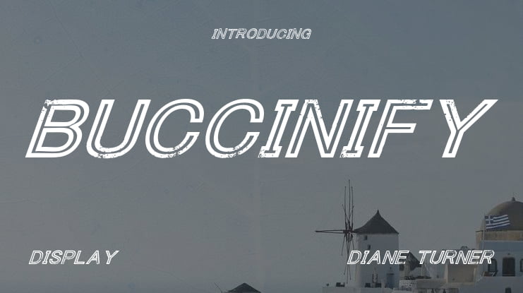 Buccinify Font