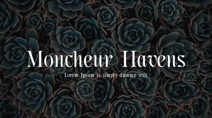 Moncheur Havens Font