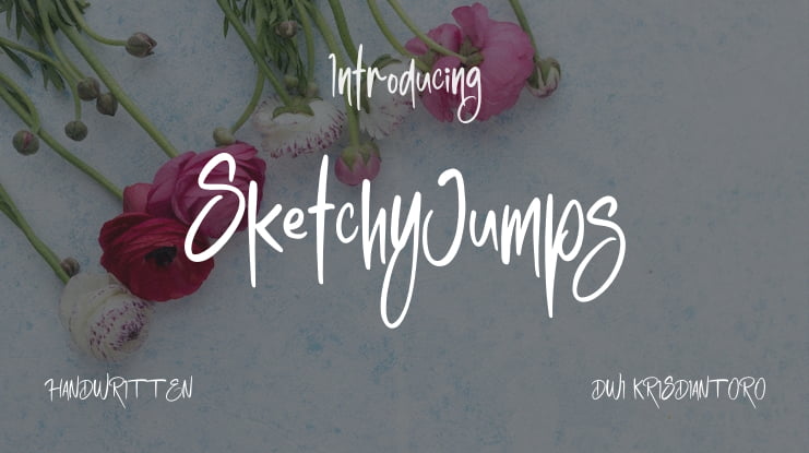 SketchyJumps Font