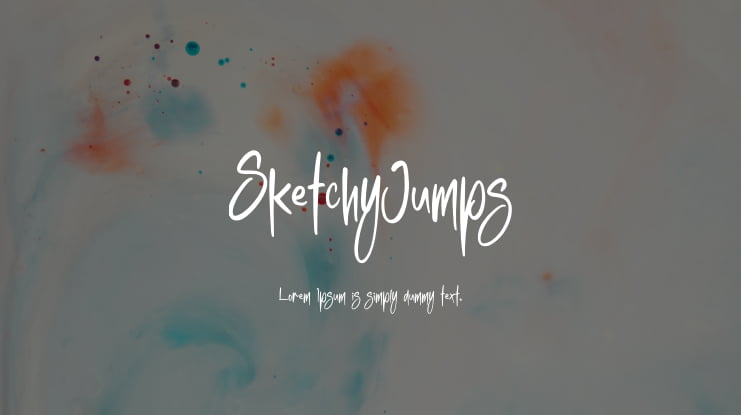 SketchyJumps Font