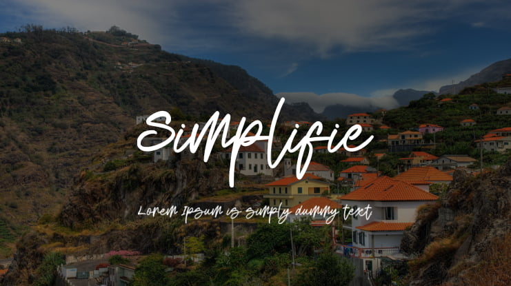 Simplifie Font