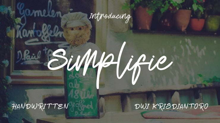 Simplifie Font