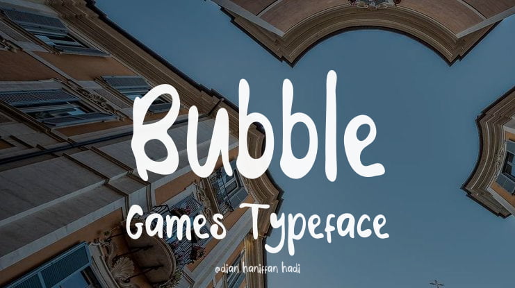 Bubble Games Font