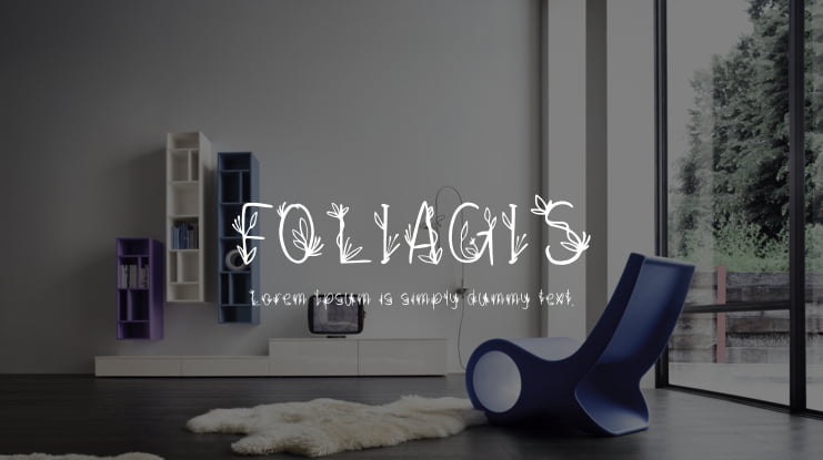 FOLIAGIS Font