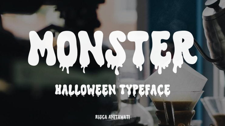 Monster Halloween Font