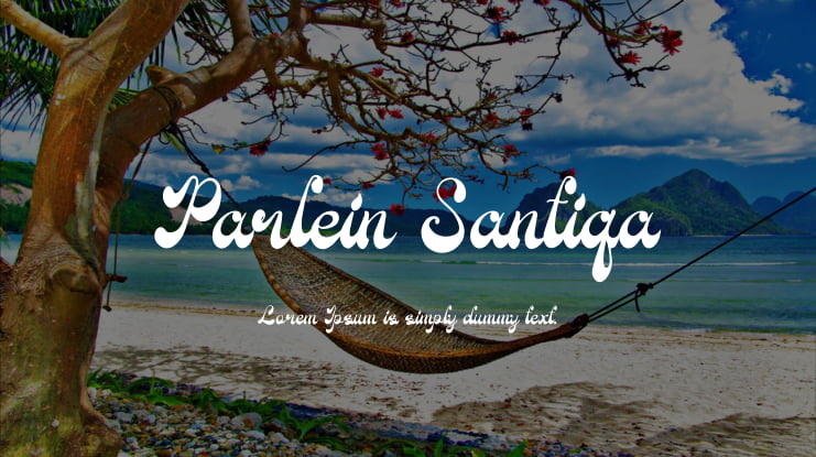 Parlein Santiqa Font